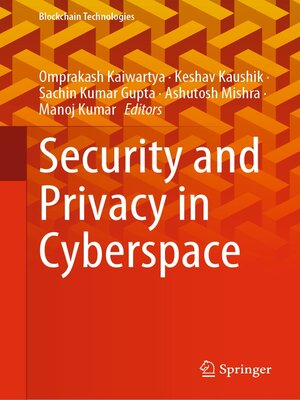 cover image of Security and Privacy in Cyberspace